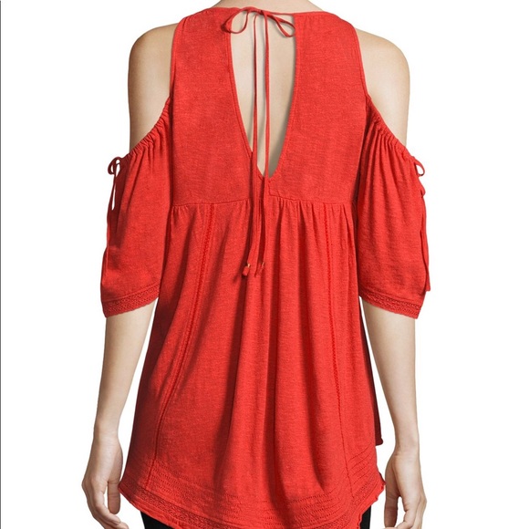 Free People Cold Shoulder Blouse - Picture 6 of 6